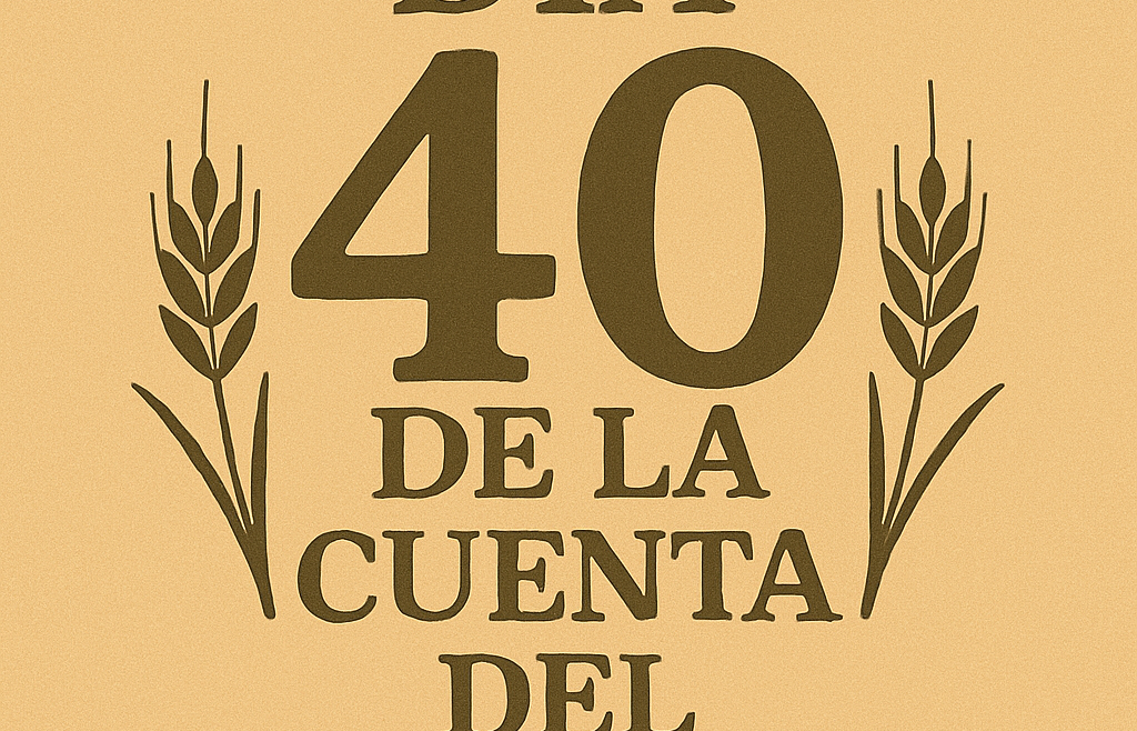 Quinto Día de la Sexta Semana: Hod de Iesod - Dia 40